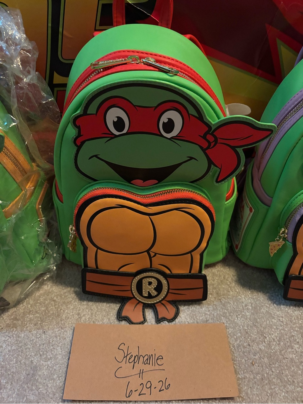 Loungefly TMNT Raphael Backpack